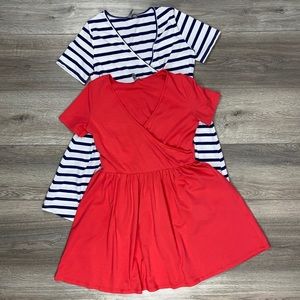 ASOS Jersey Dress Bundle Short Sleeve Ballet